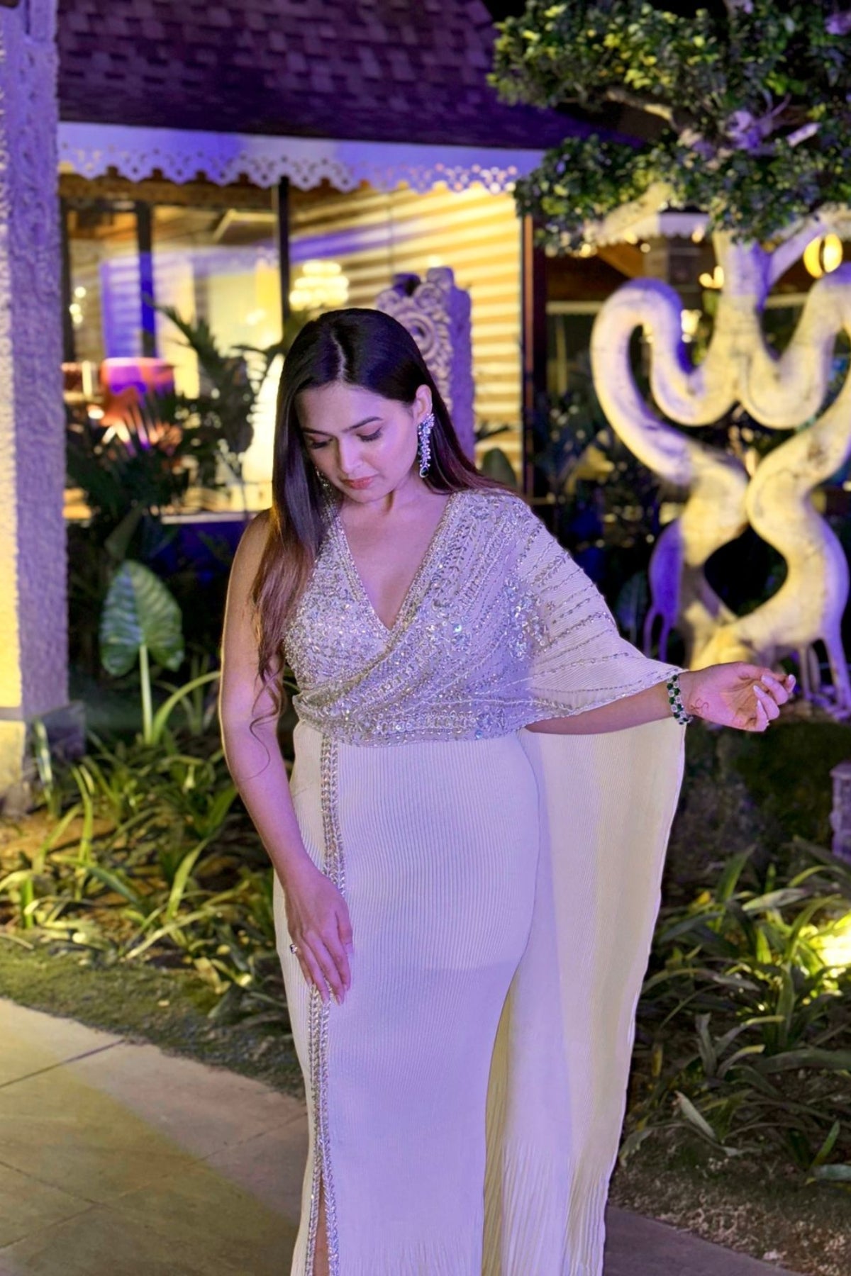 Meraki Saree Gown