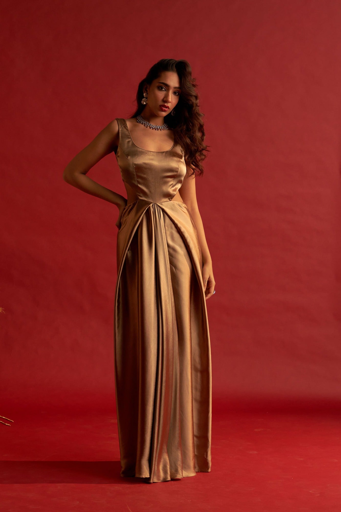 Copper Gold Gown